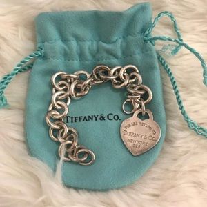 Tiffany heart tag bracelet